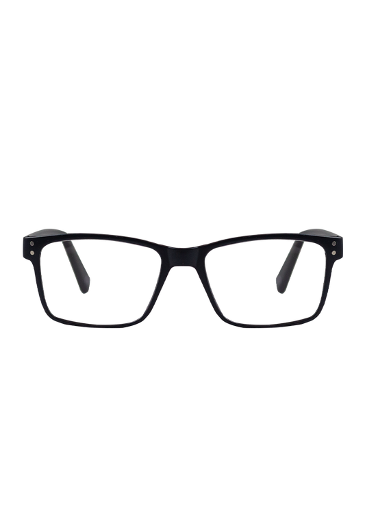 Eco-friendly Reading glasses HIPO MATTE BLACK MODEL Oceanides Eyewear 