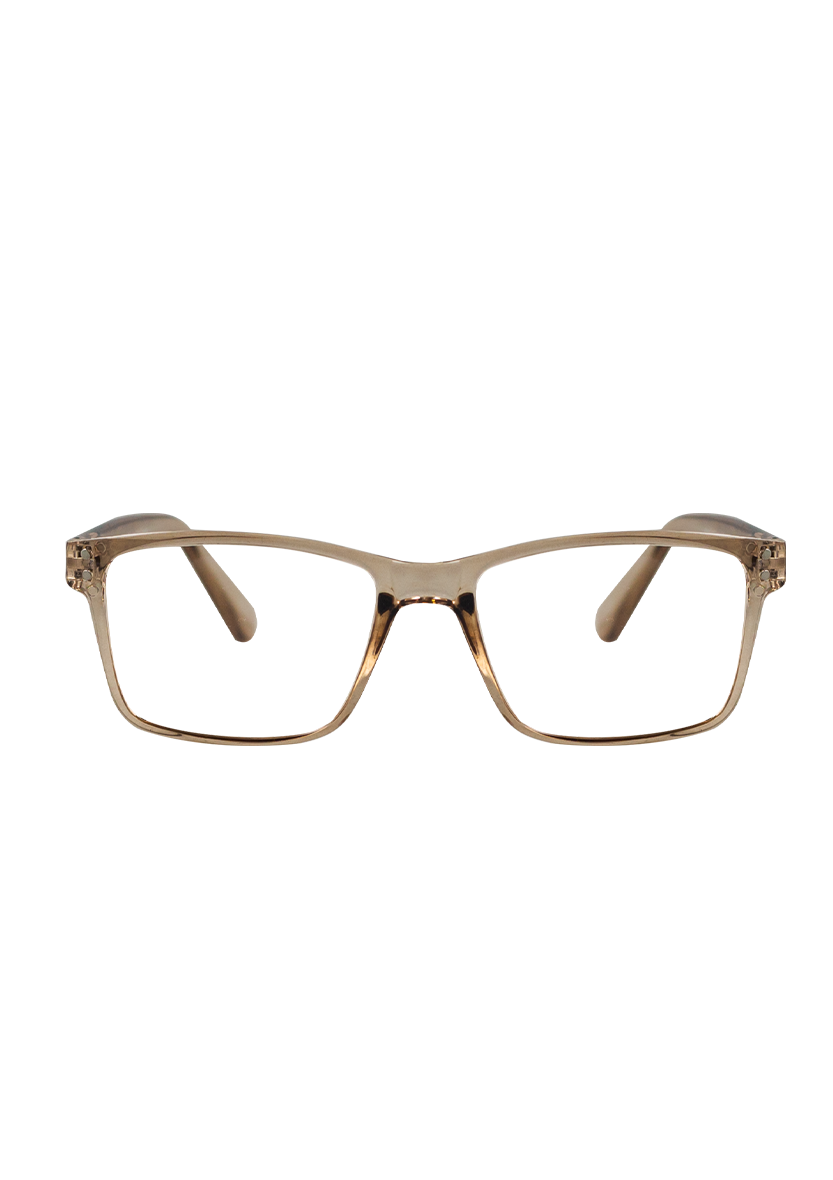 Eco-friendly reading glasses HIPO CRYSTAL BROWN MODEL Oceanides Eyewear