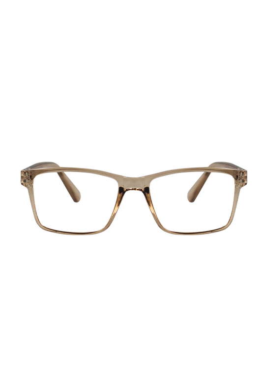 Eco-friendly reading glasses HIPO CRYSTAL BROWN MODEL Oceanides Eyewear