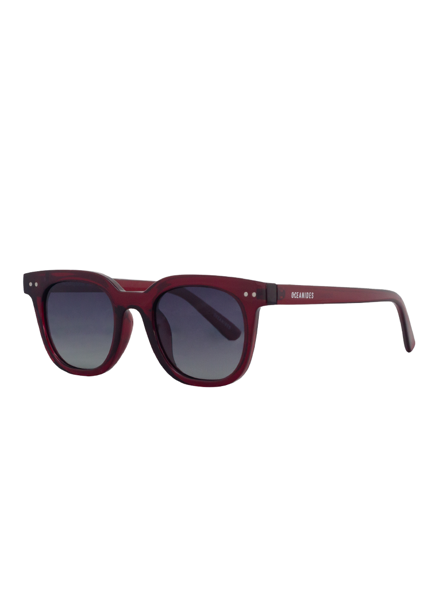 Eco-friendly sunglasses ALTEA CRYSTAL RED MODEL Oceanides Eyewear