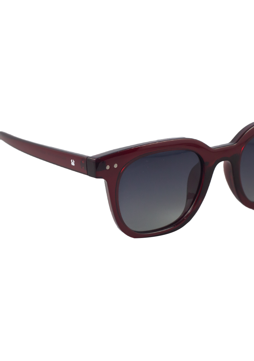 Eco-friendly sunglasses ALTEA CRYSTAL RED MODEL Oceanides Eyewear