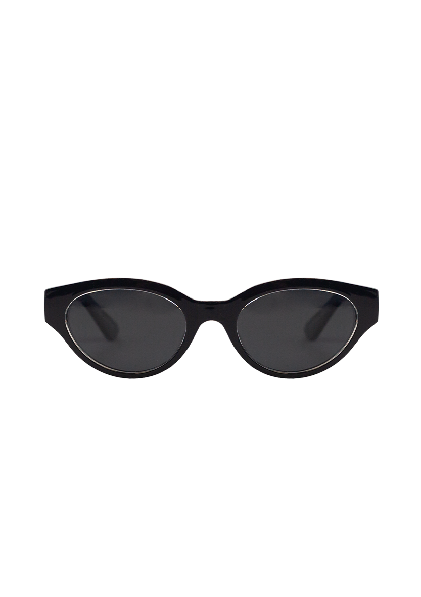 Eco-friendly Sunglasses EUDOLA SHINY BLACK MODEL Oceanides Eyewear