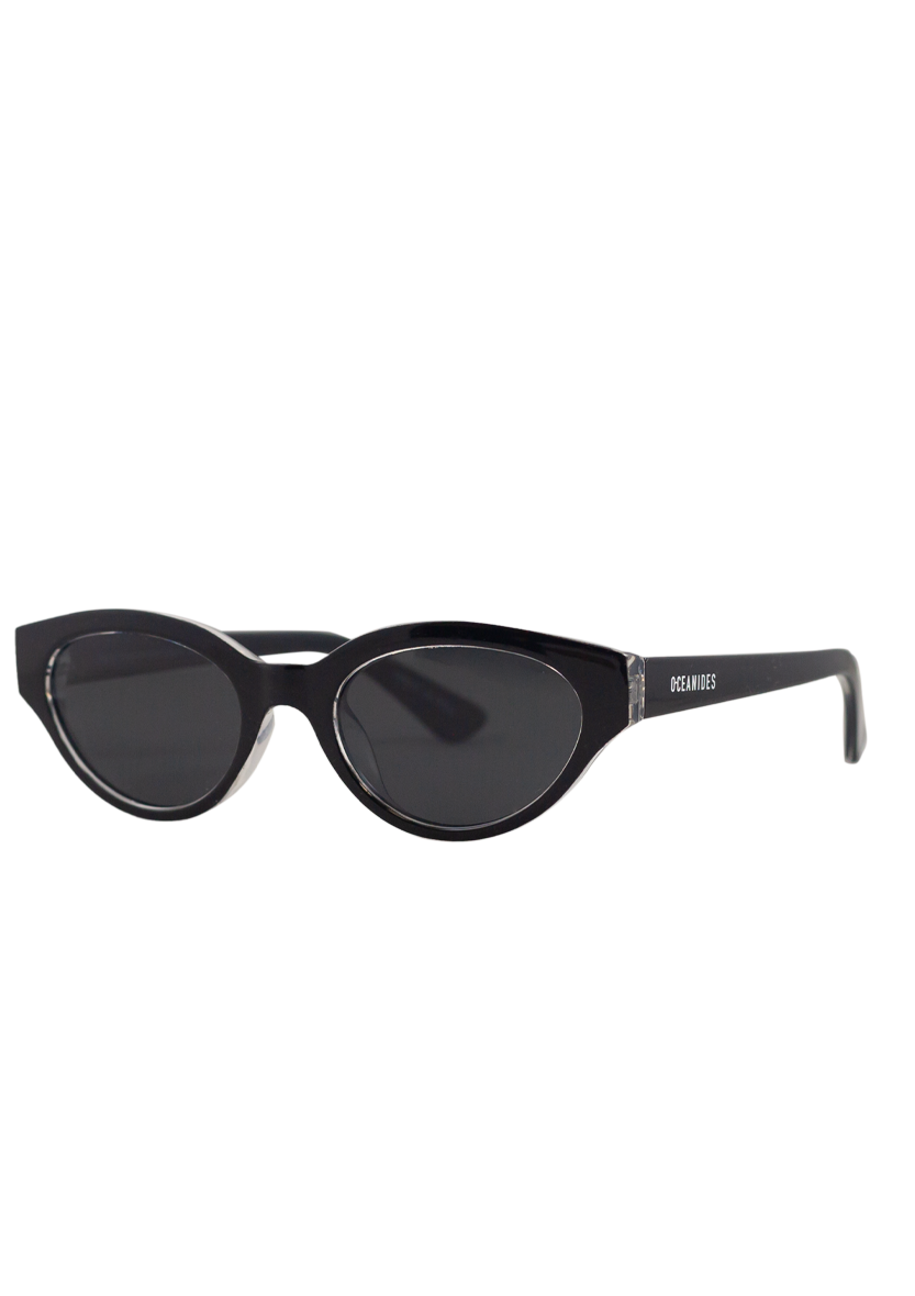 Eco-friendly Sunglasses EUDOLA SHINY BLACK MODEL Oceanides Eyewear
