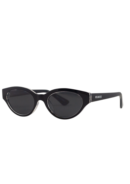 Eco-friendly Sunglasses EUDOLA SHINY BLACK MODEL Oceanides Eyewear