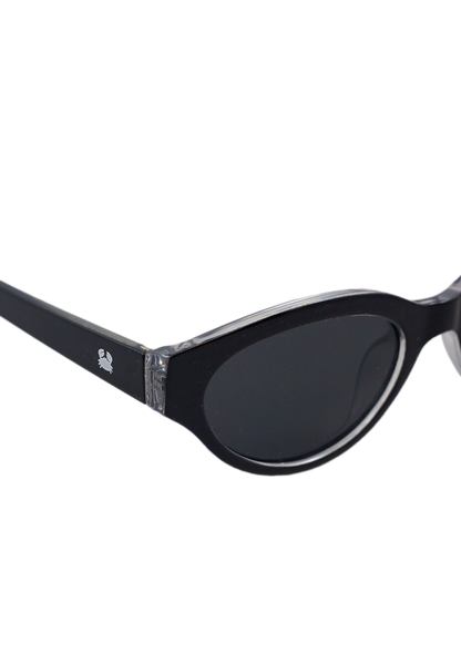 Eco-friendly Sunglasses EUDOLA SHINY BLACK MODEL Oceanides Eyewear