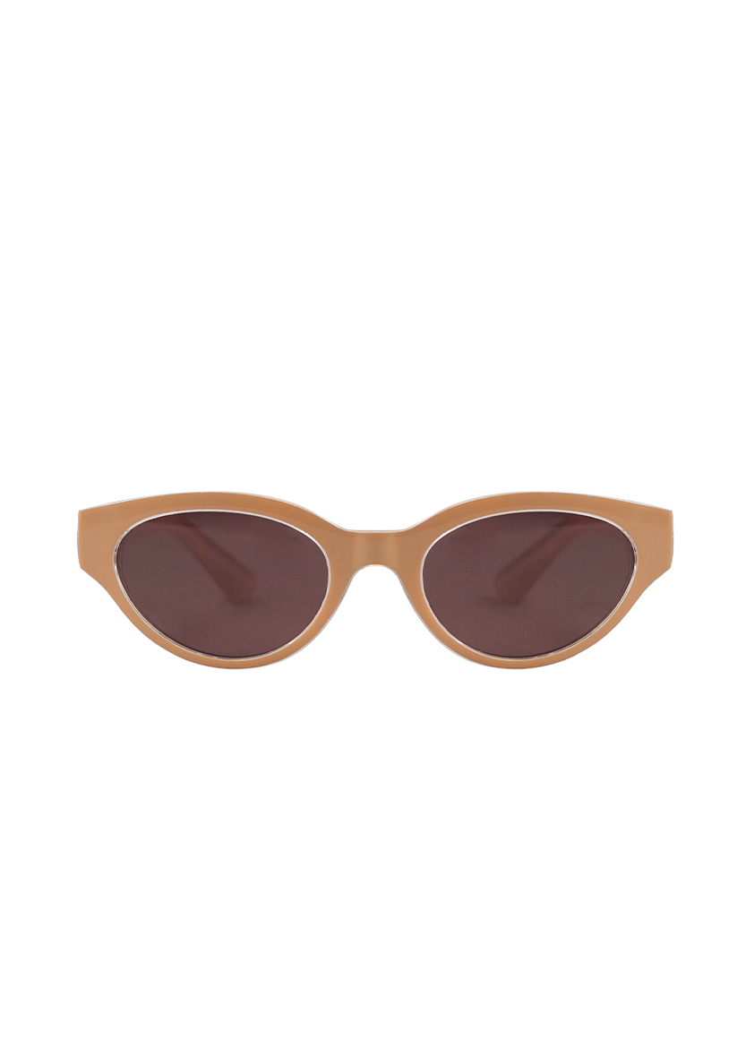 Eco-friendly Sunglasses EUDOLA CREAM PLUM MODEL Oceanides Eyewear
