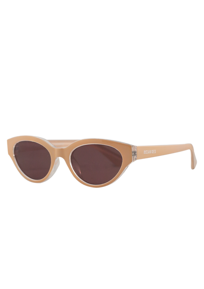 Eco-friendly Sunglasses EUDOLA CREAM PLUM MODEL Oceanides Eyewear