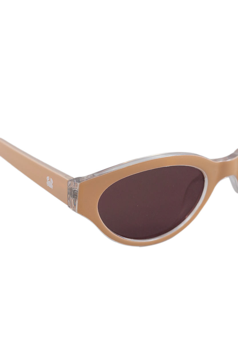 Eco-friendly Sunglasses EUDOLA CREAM PLUM MODEL Oceanides Eyewear