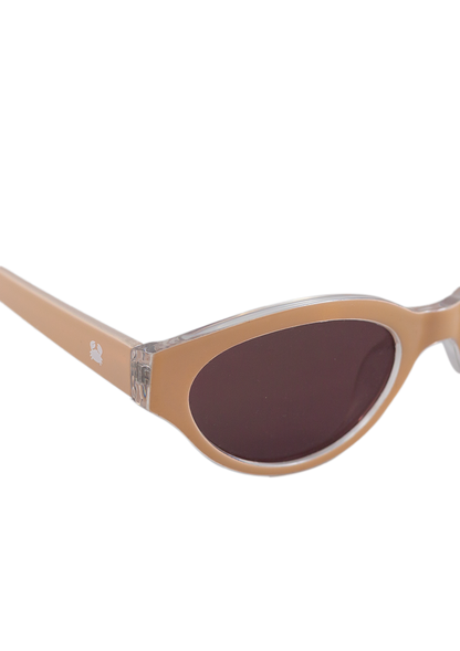Eco-friendly Sunglasses EUDOLA CREAM PLUM MODEL Oceanides Eyewear