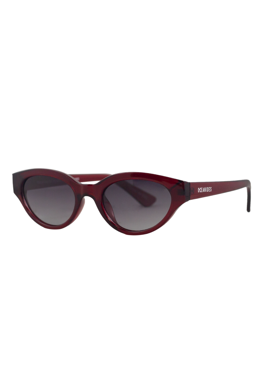 Eco-friendly Sunglasses EUDOLA CRYSTAL RED MODEL Oceanides Eyewear