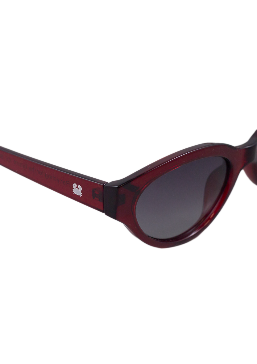 Eco-friendly Sunglasses EUDOLA CRYSTAL RED MODEL Oceanides Eyewear