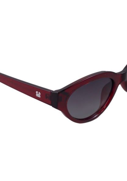 Eco-friendly Sunglasses EUDOLA CRYSTAL RED MODEL Oceanides Eyewear