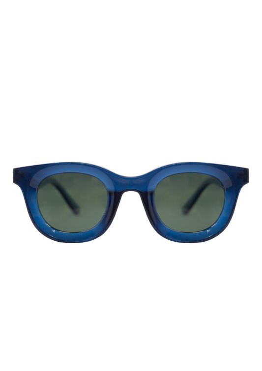Eco-friendly sunglasses LIBIA DARK BLUE MODEL Oceanides Eyewear