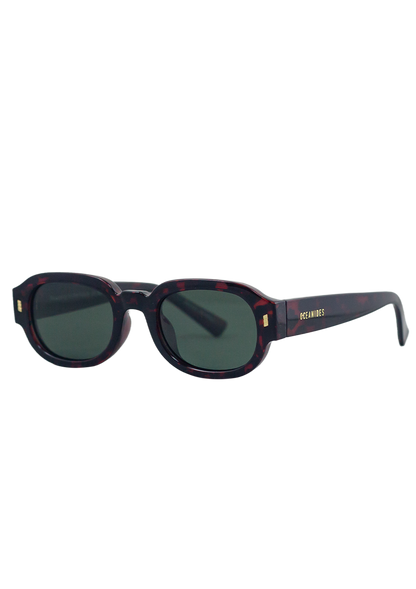 Eco-friendly Sunglasses MELIBEA HAVANA Model Oceanides Eyewear