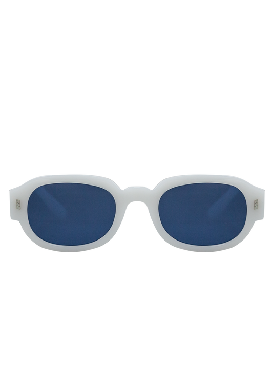 Eco-friendly Sunglasses MELIBEA WHITE Model Oceanides Eyewear