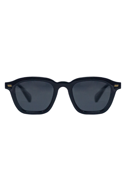 Eco-friendly Sunglasses NEDA SHINY BLACK Model Oceanides Eyewear