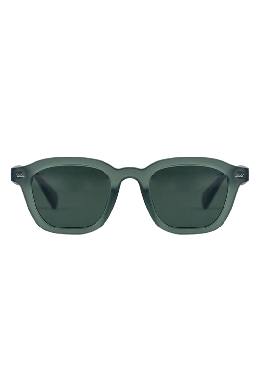 Eco-friendly Sunglasses NEDA LOW GREEN Model Oceanides Eyewear