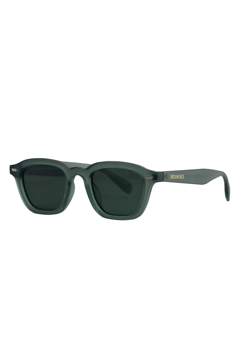 Eco-friendly Sunglasses NEDA LOW GREEN Model Oceanides Eyewear 