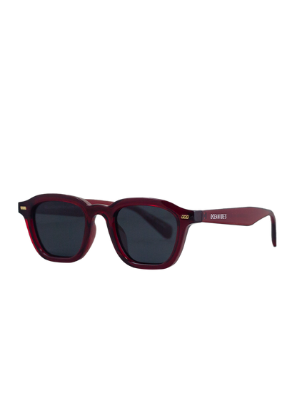 Eco-friendly Sunglasses NEDA CRYSTAL RED Model Oceanides Eyewear