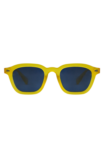 Eco-friendly Sunglasses NEDA YELLOW FROSTED Model Oceanides Eyewear