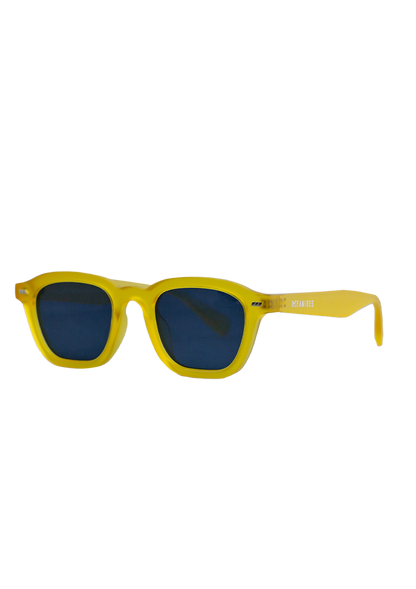 Eco-friendly Sunglasses NEDA YELLOW FROSTED Model Oceanides Eyewear