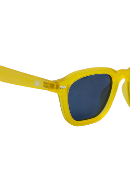Eco-friendly Sunglasses NEDA YELLOW FROSTED Model Oceanides Eyewear