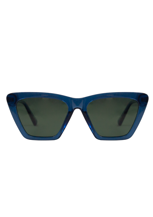 Eco-friendly Sunglasses PERSE CRYSTAL DARK BLUE MODEL Oceanides Eyewear