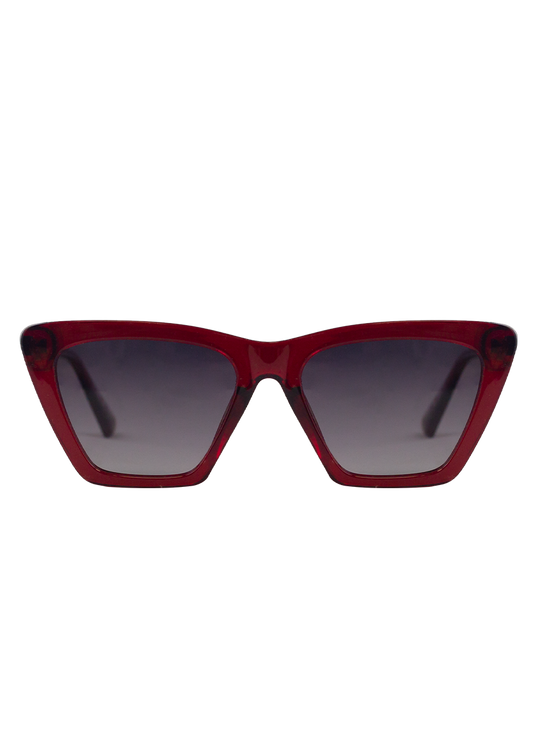 Eco-friendly Sunglasses PERSE CRYSTAL RED MODEL Oceanides Eyewear