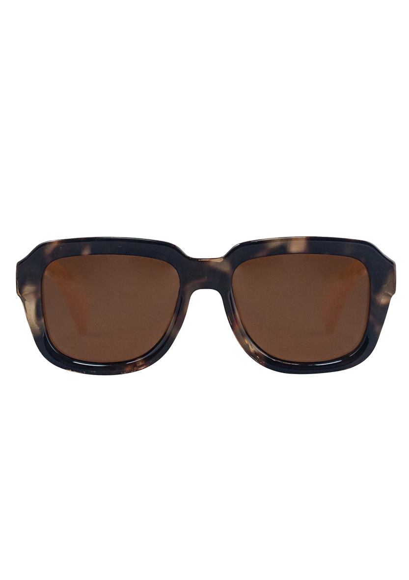 Eco-friendly Sunglasses PETREA BEIGE TORTOISE Model Oceanides Eyewear