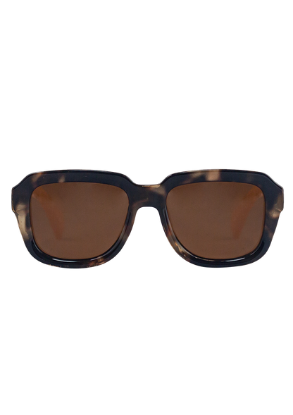 Eco-friendly Sunglasses PETREA BEIGE TORTOISE Model Oceanides Eyewear