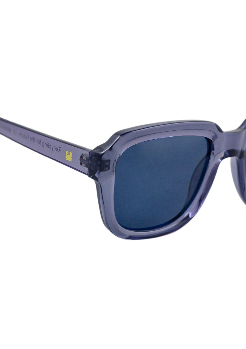 Eco-friendly Sunglasses PETREA CRYSTAL DARK BLUE Oceanides Eyewear