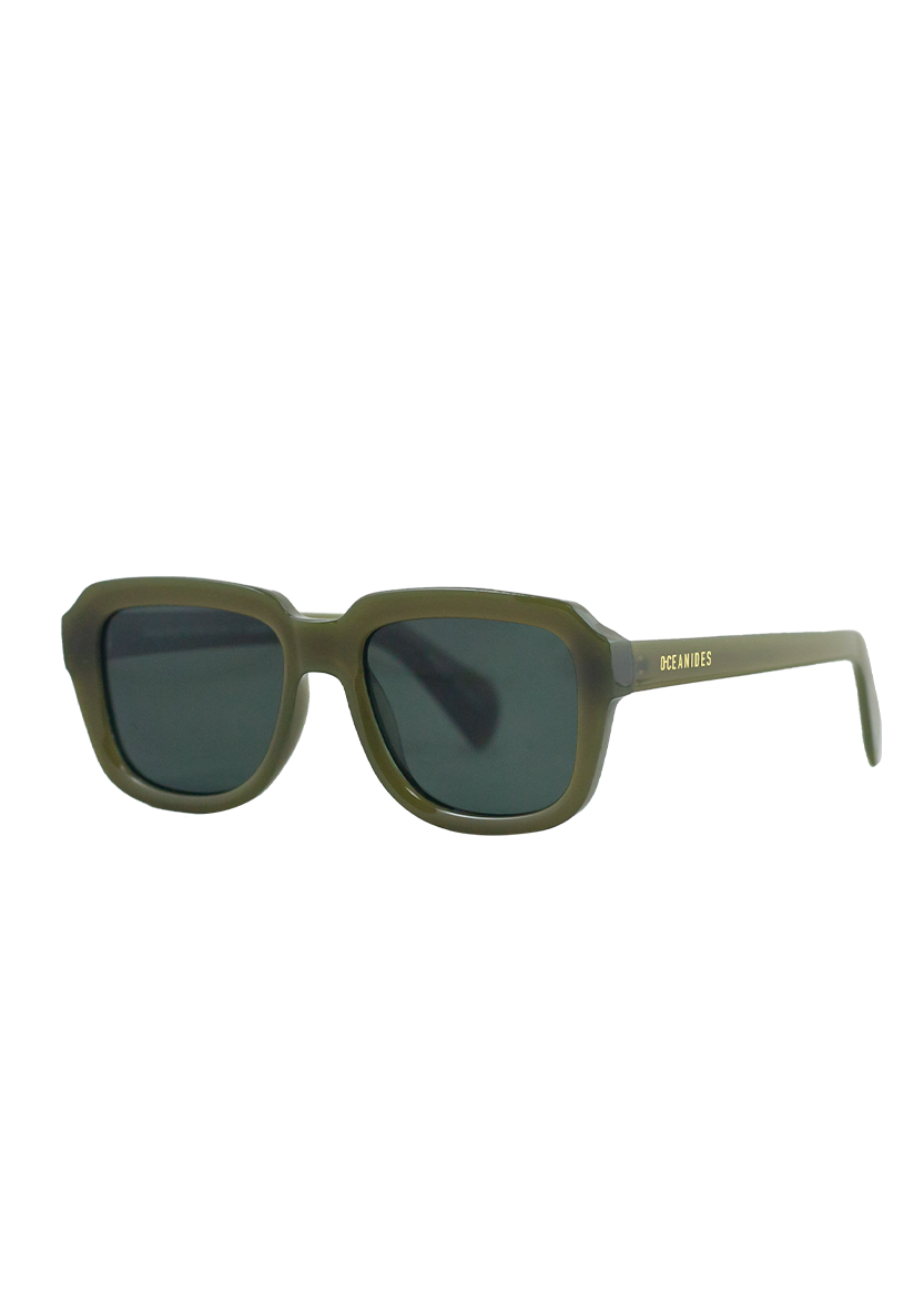 Eco-friendly Sunglasses PETREA LOW GREEN Model Oceanides Eyewear