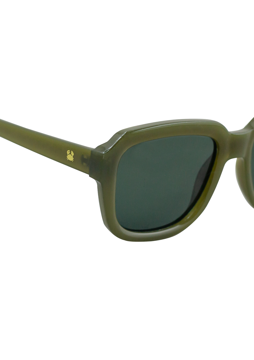 Eco-friendly Sunglasses PETREA LOW GREEN Model Oceanides Eyewear