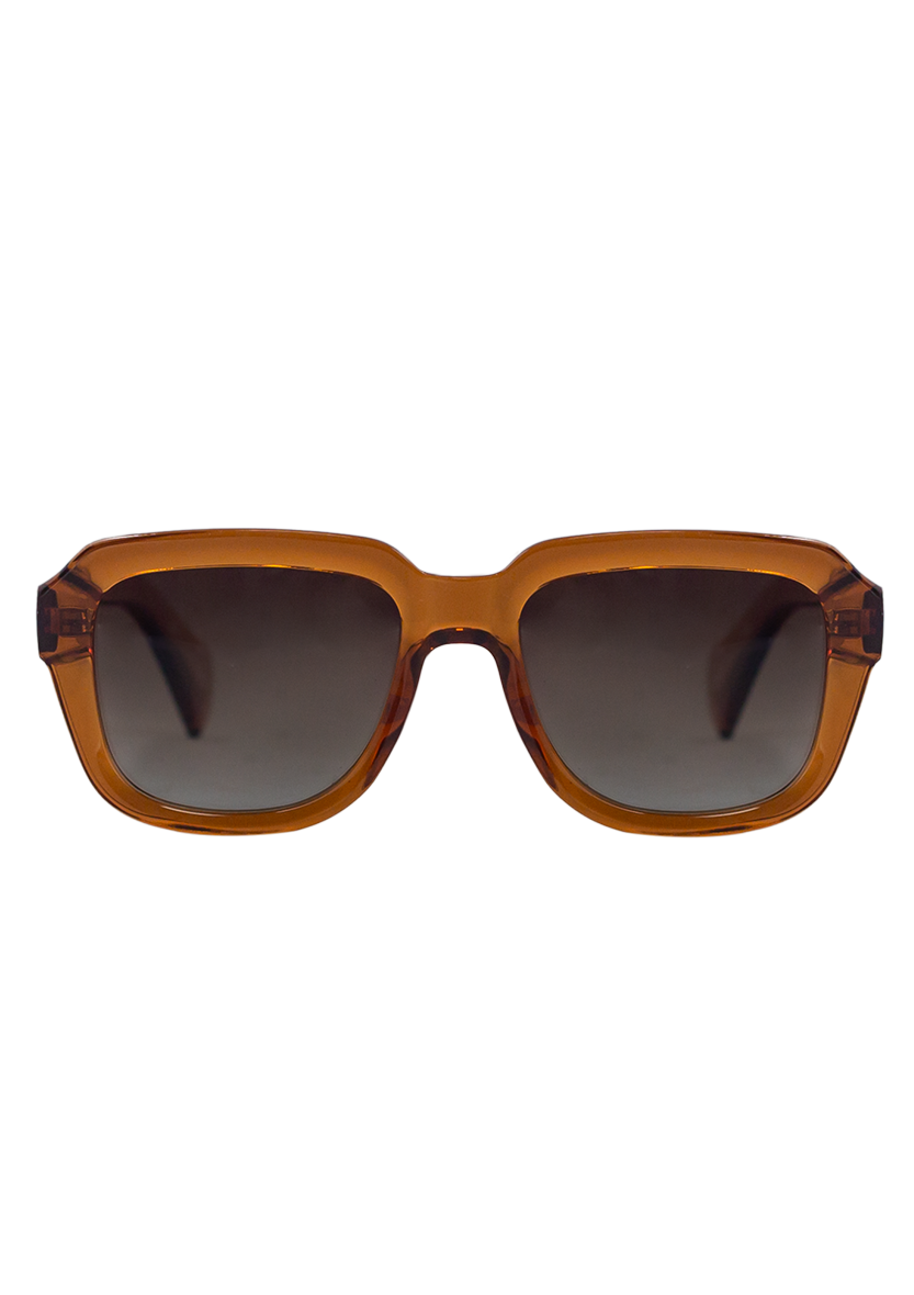 Eco-friendly Sunglasses PETREA CRYSTAL ORANGE Model Oceanides Eyewear