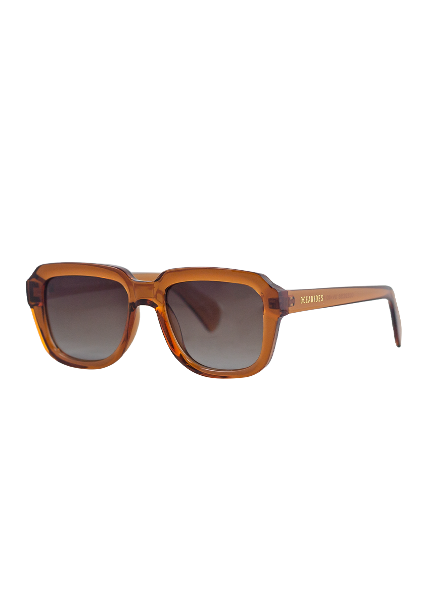 Eco-friendly Sunglasses PETREA CRYSTAL ORANGE Model Oceanides Eyewear