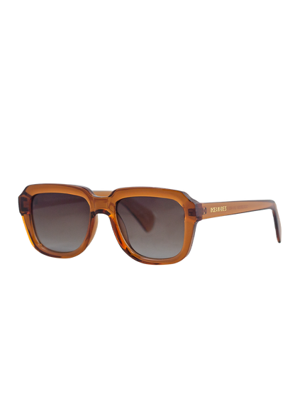 Eco-friendly Sunglasses PETREA CRYSTAL ORANGE Model Oceanides Eyewear