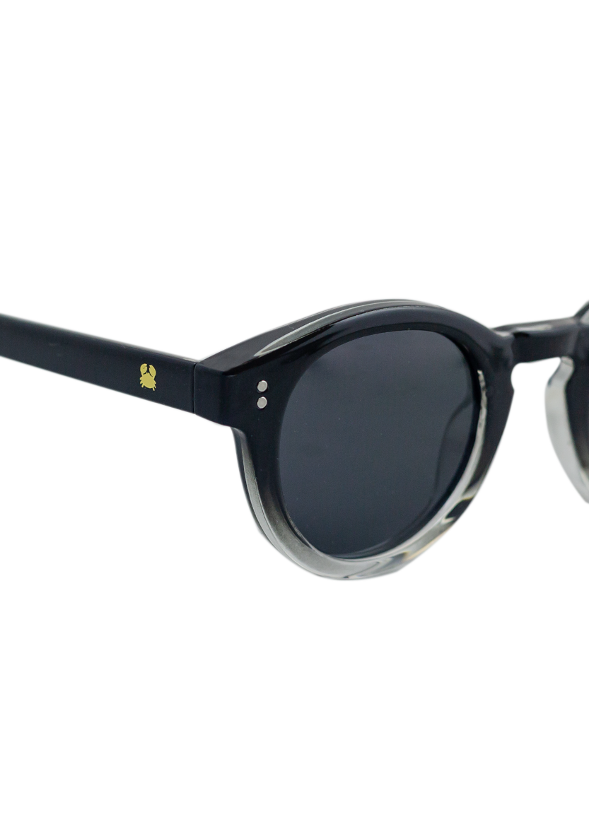 Eco-friendly Sunglasses RODEA SHINY BLACK Model Oceanides Eyewear