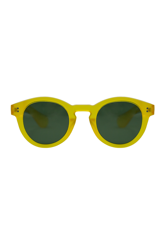 Eco-friendly Sunglasses RODEA YELLOW FROSTED Model Oceanides Eyewear