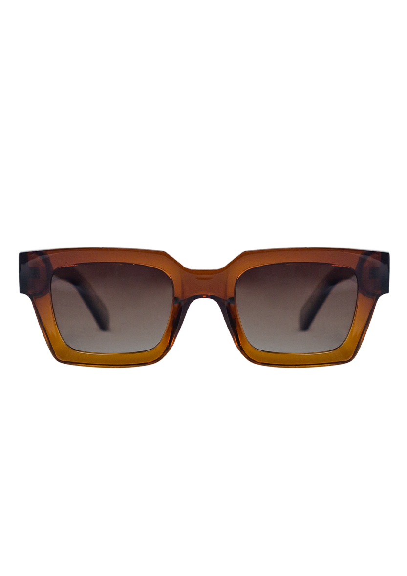 Eco-friendly Sunglasses TEA CRYSTAL GRADIENT BROWN Model Oceanides Eyewear