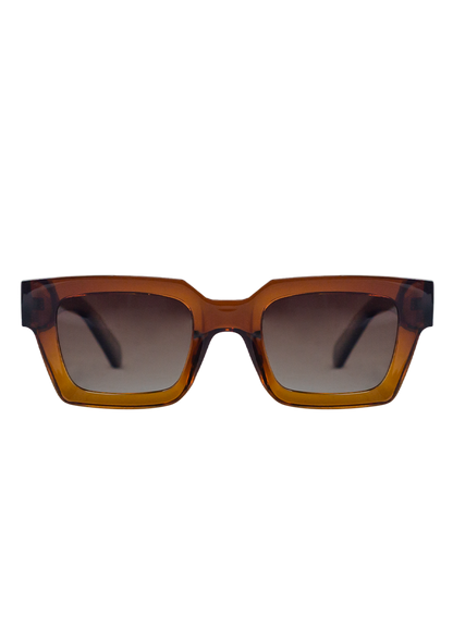 Eco-friendly Sunglasses TEA CRYSTAL GRADIENT BROWN Model Oceanides Eyewear