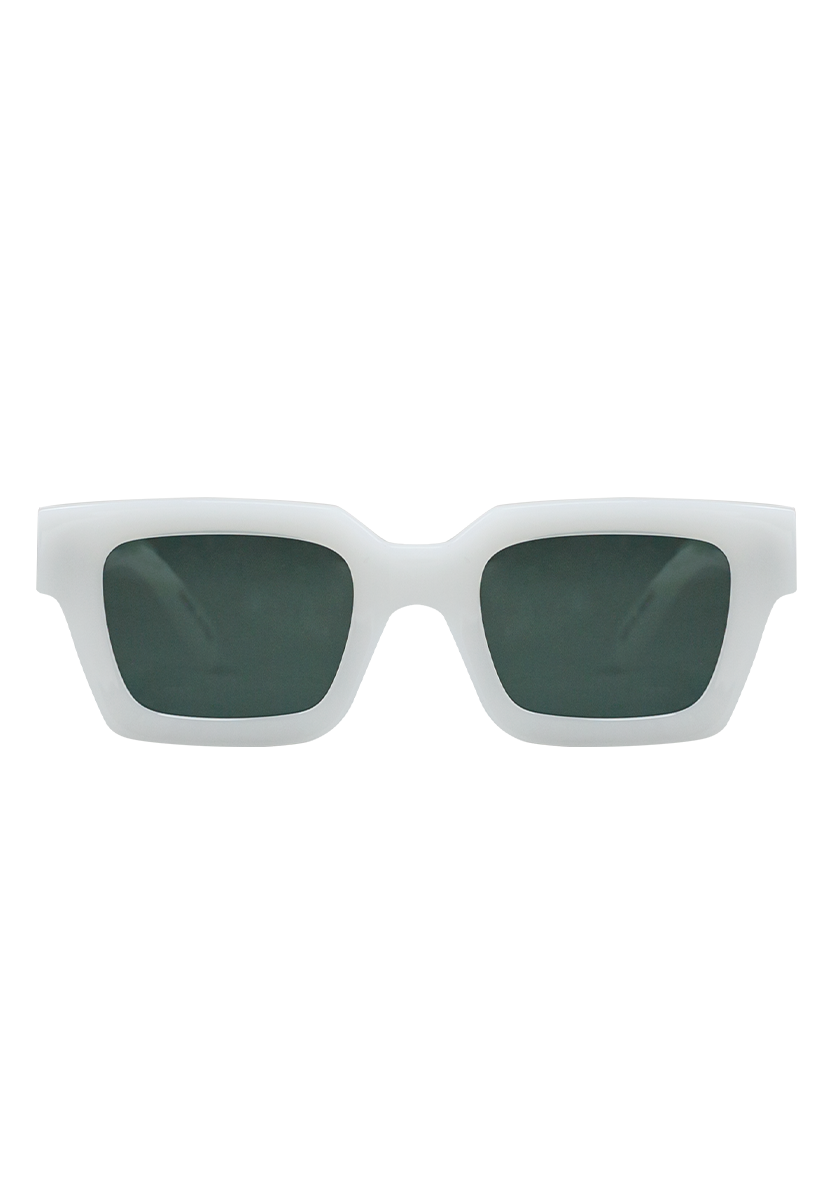 Eco-friendly Sunglasses TEA LOW WHITE Model Oceanides Eyewear