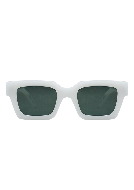 Eco-friendly Sunglasses TEA LOW WHITE Model Oceanides Eyewear