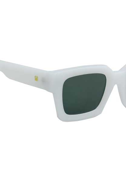 Eco-friendly Sunglasses TEA LOW WHITE Model Oceanides Eyewear