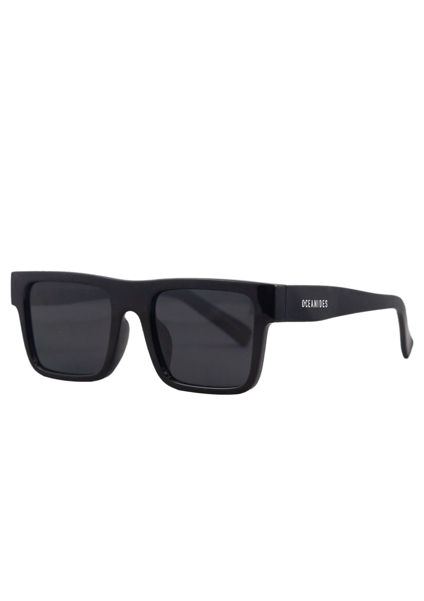 Eco-friendly Sunglasses URANIA SHINY BLACK MODEL Oceanides Eyewear