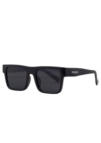 Eco-friendly Sunglasses URANIA SHINY BLACK MODEL Oceanides Eyewear