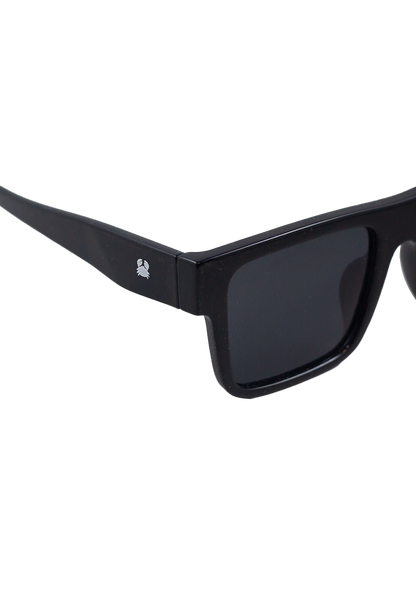 Eco-friendly Sunglasses URANIA SHINY BLACK MODEL Oceanides Eyewear