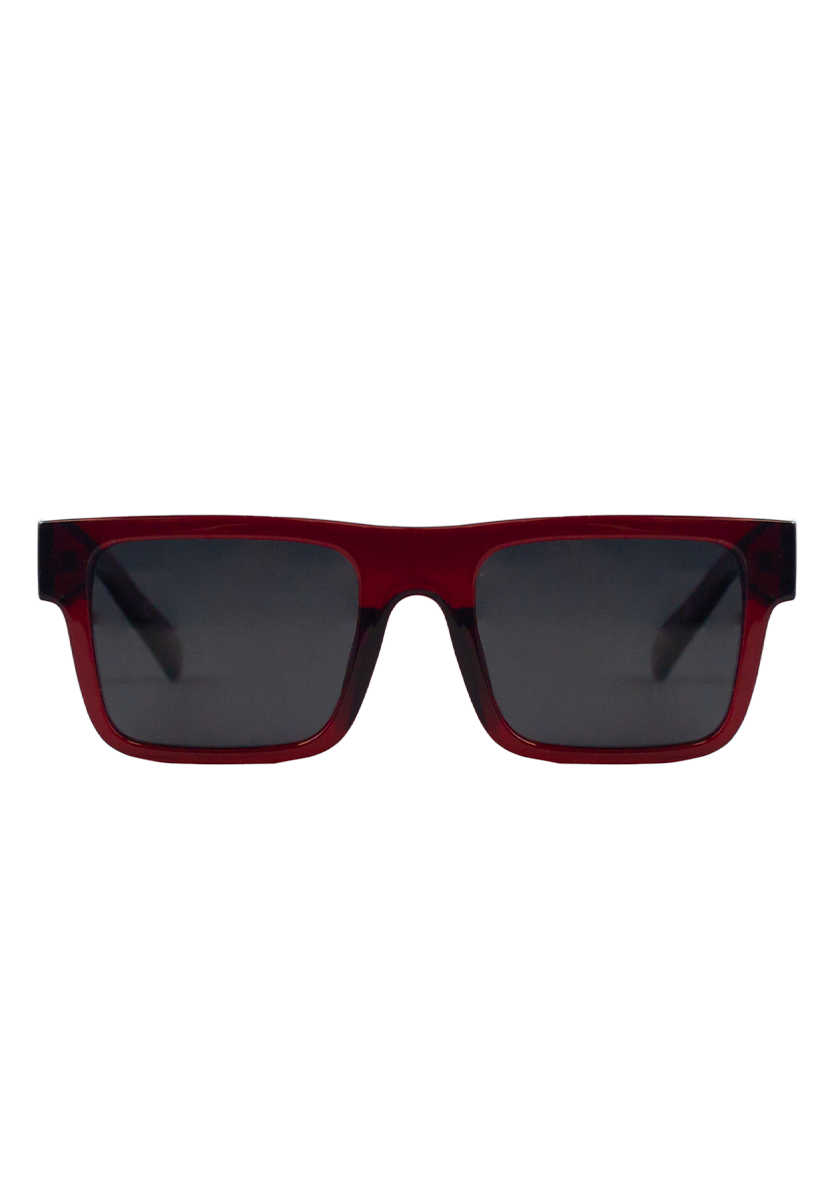 Eco-friendly Sunglasses URANIA CRYSTAL DARK RED MODEL Oceanides Eyewear