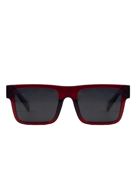 Eco-friendly Sunglasses URANIA CRYSTAL DARK RED MODEL Oceanides Eyewear
