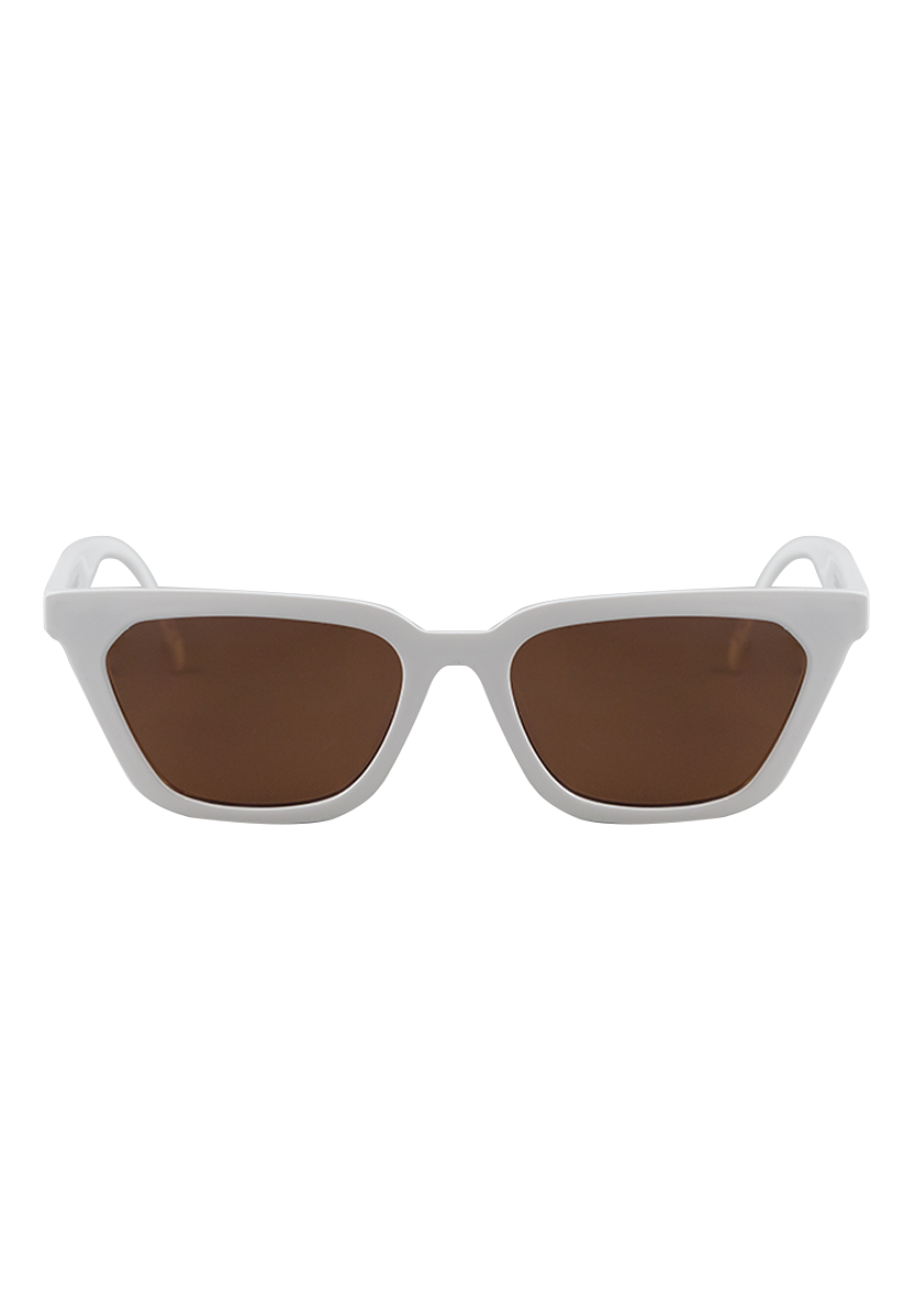 Eco-friendly Sunglasses ETNA SHINY WHITE MODEL Oceanides Eyewear