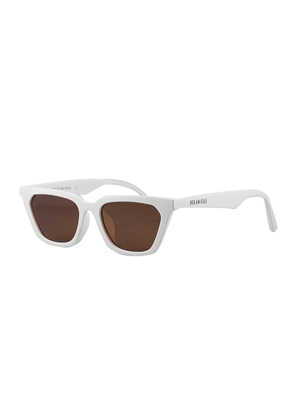 Eco-friendly Sunglasses ETNA SHINY WHITE MODEL Oceanides Eyewear